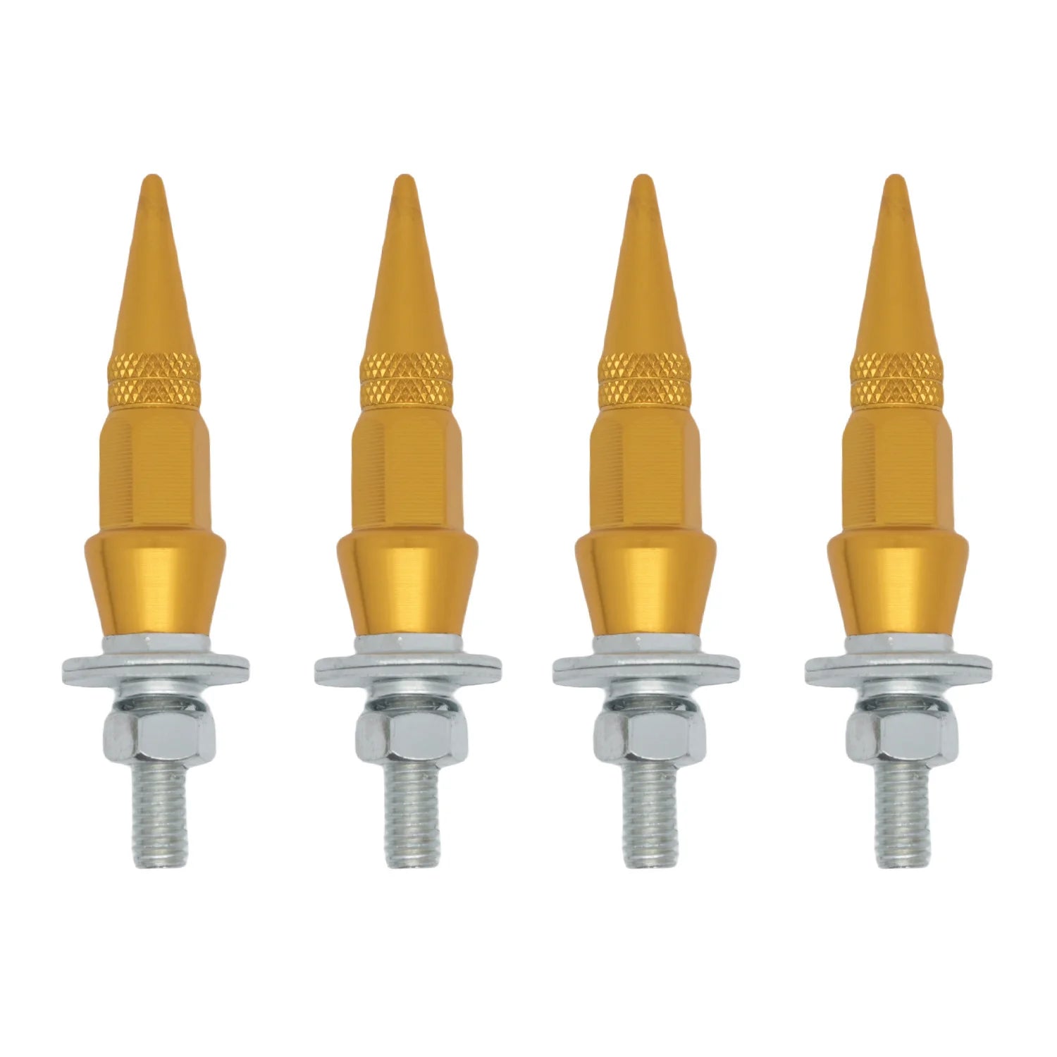 Car license plate universal, motorcycle universal, frame screw modified M6 for license plate holder screw aperture pointed hat Oasis Select 4pcs 3