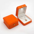 Led Jewelry Ring Box With Llight Luxury Crown Earrings Pendant Storage Display Proposal Wedding Gift Box Jewelry Organizer Box Oasis Select Orange-7.1cm Other