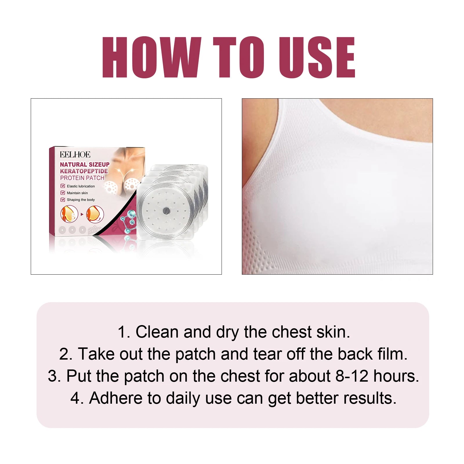 Eelhoe Breast Enhancement Patch – Lift, Firm & Fuller Look