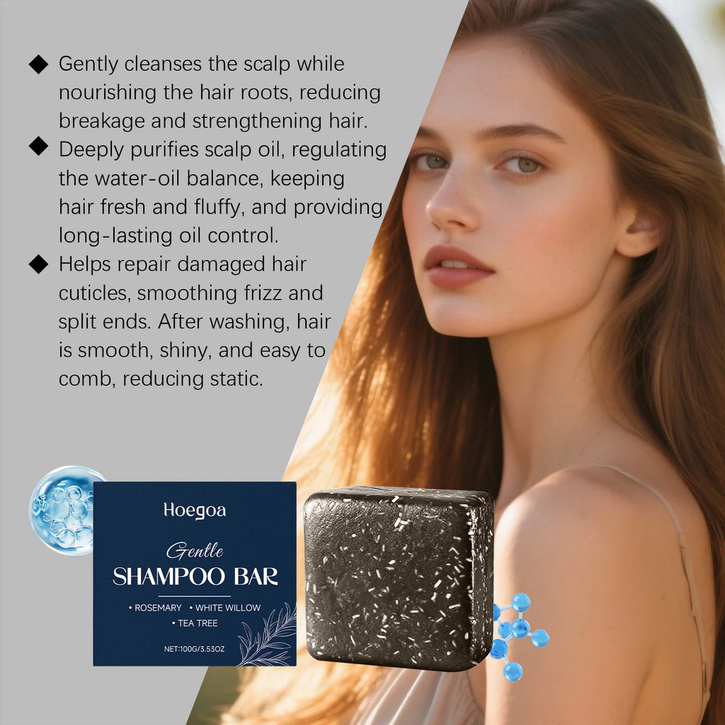 Rosemary Shampoo Soap Anti Loss Promote Growth Strengthening Repair