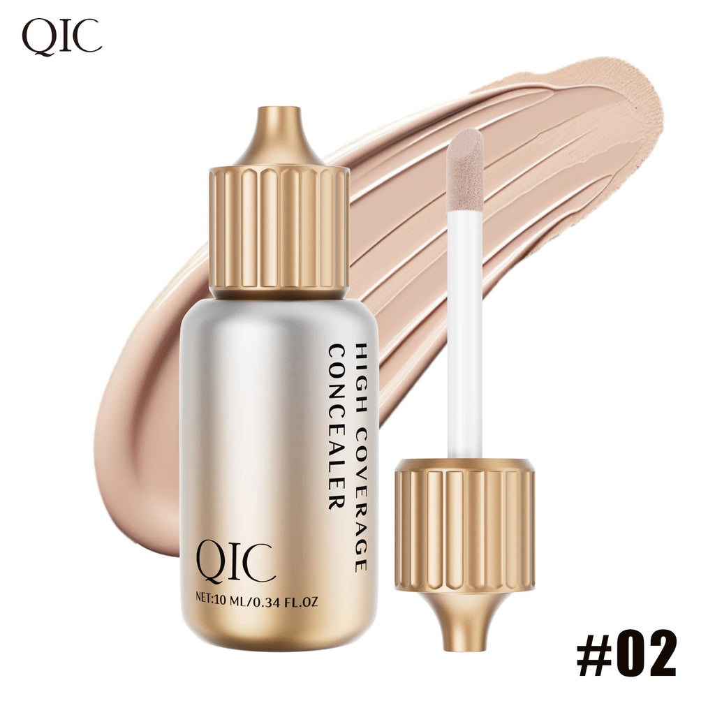 QIC Liquid Concealer – Full Coverage, Moisturizing & Waterproof