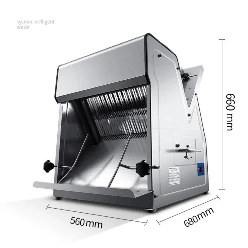 Commercial Electric Bread Slicer – 31-Slice Stainless Steel 370W