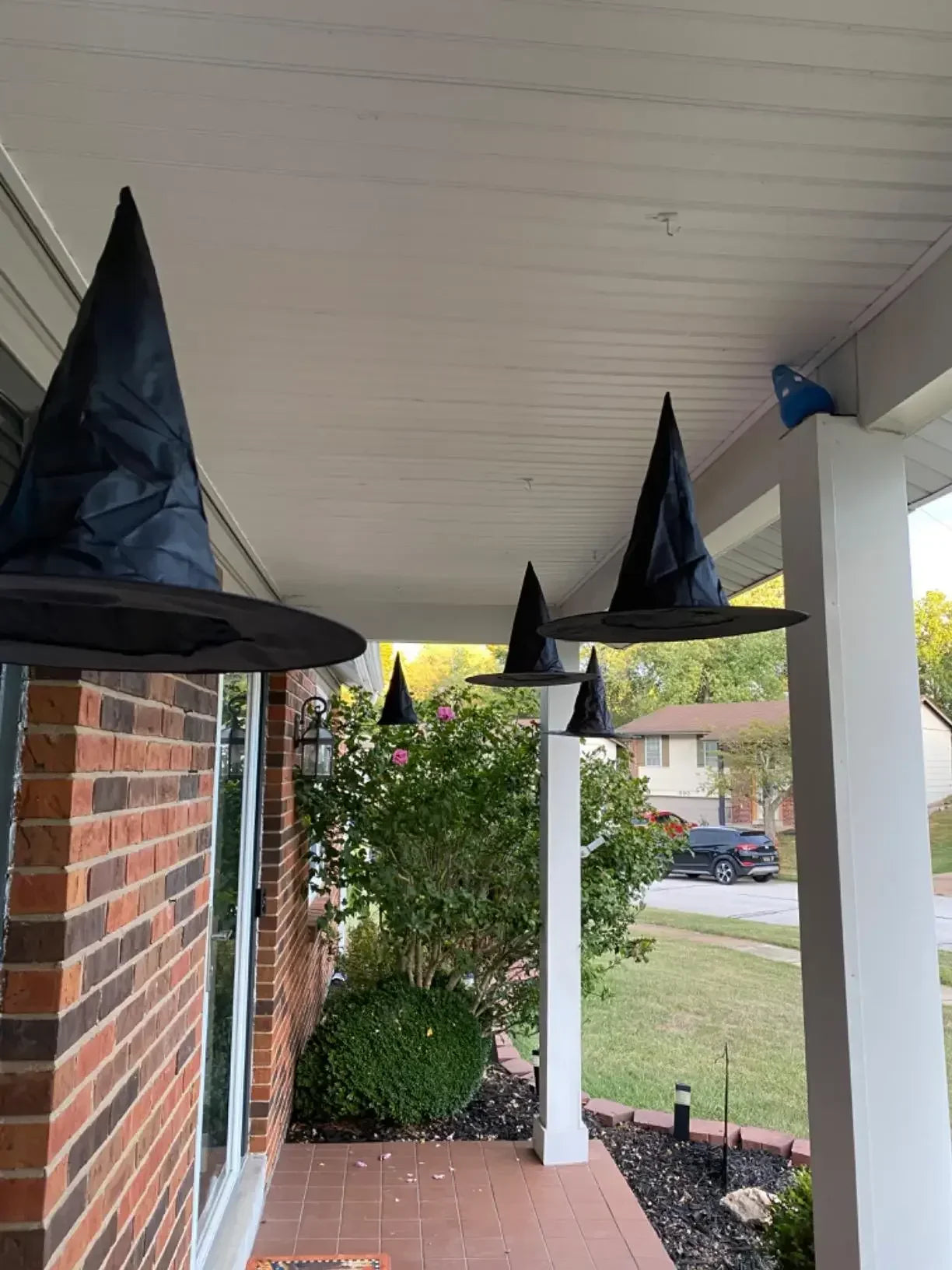 Halloween Witch Hats Black Folds Wizard Hat for Women Men Masquerade Party Cosplay Props Decoration Carnival Party Hats Oasis Select
