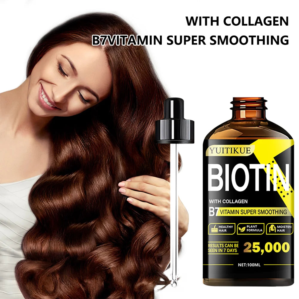 YUITIKUE Biotin Hair Oil – Collagen & Vitamin B7, 100g