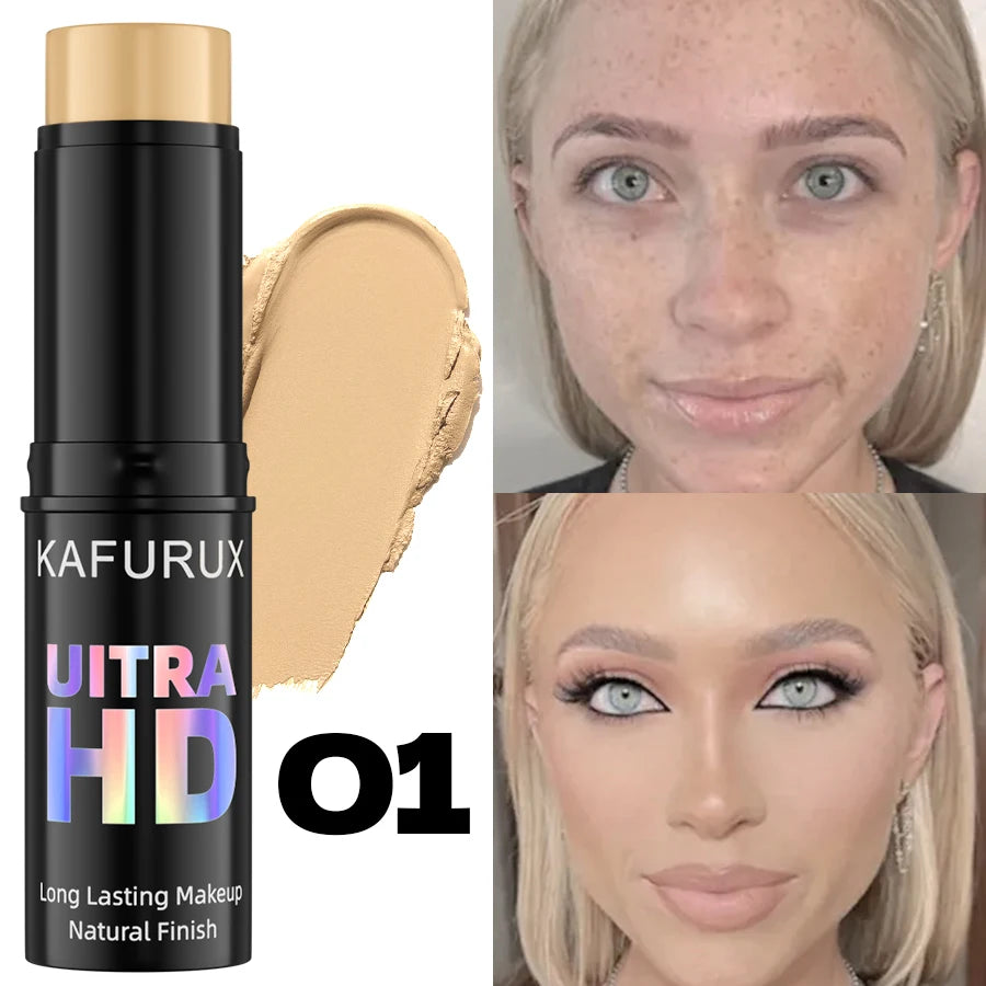 KAFURUX Full Coverage Concealer Stick – Long-Lasting, 6 Shades
