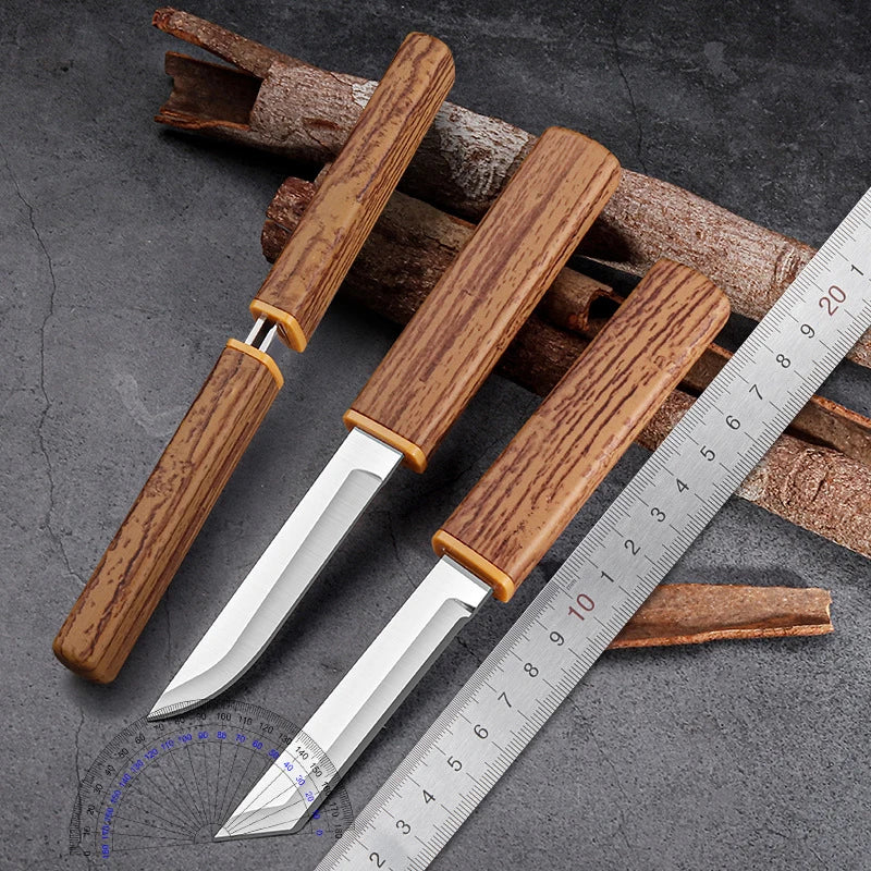 Dragon And Phoenix Double Knife Stainless Steel Mandarin Duck Knife Portable Portable High Hardness Multifunctional Fruit Knife Oasis Select