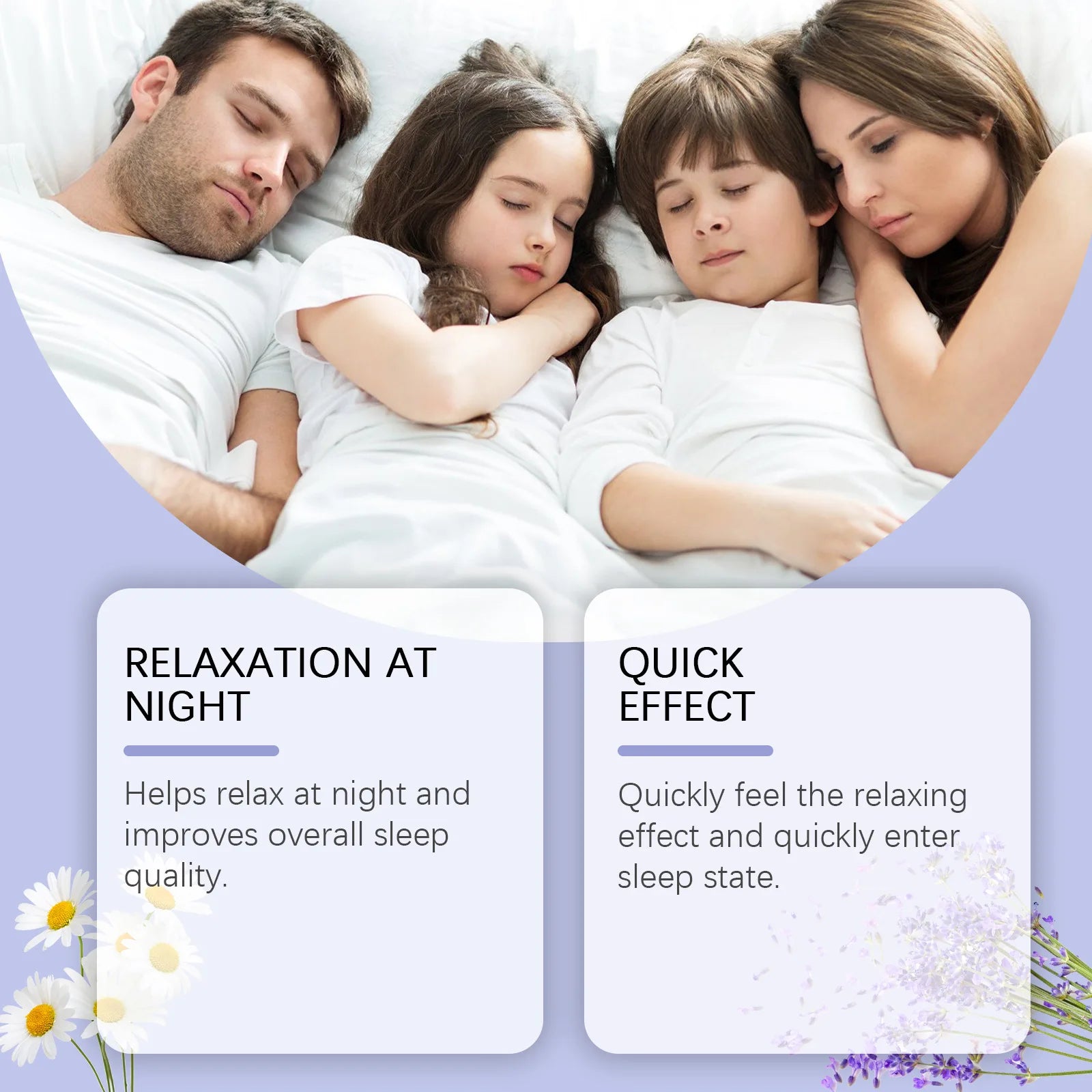 Lavender Sleep Patch, Night Cream & Pillow Spray Gift Set Sleep Wellness Set Oasis Select