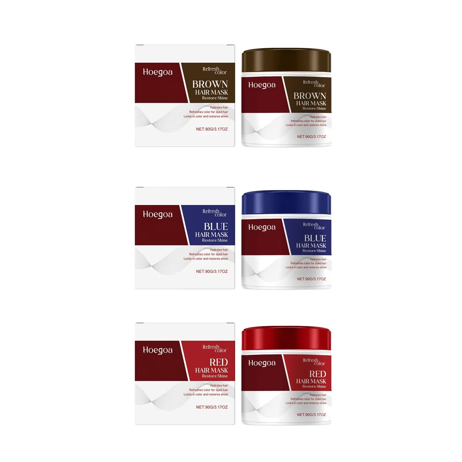 Color Depositing Hair Mask – Toning Nourishing Conditioner Color Depositing Mask Oasis Select 3pcs boxed