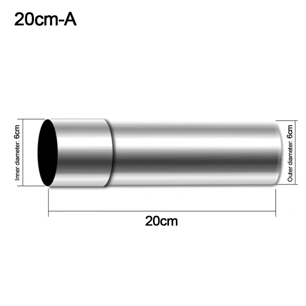 Stainless Steel Flue Extension Pipe 6cm | Camping Chimney Tube