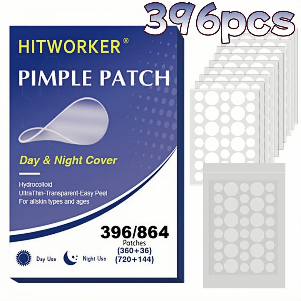 864/396pcs transparent acne patches are gentle and non irritating, covering acne and a must-have for closing the mouth Oasis Select