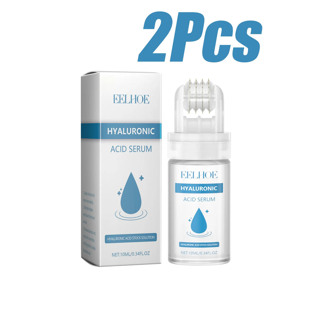 Eelhoe Hyaluronic Acid Micro Roller Serum 0.25mm – 64 Pins Microneedle Face Serum Oasis Select 2Pcs