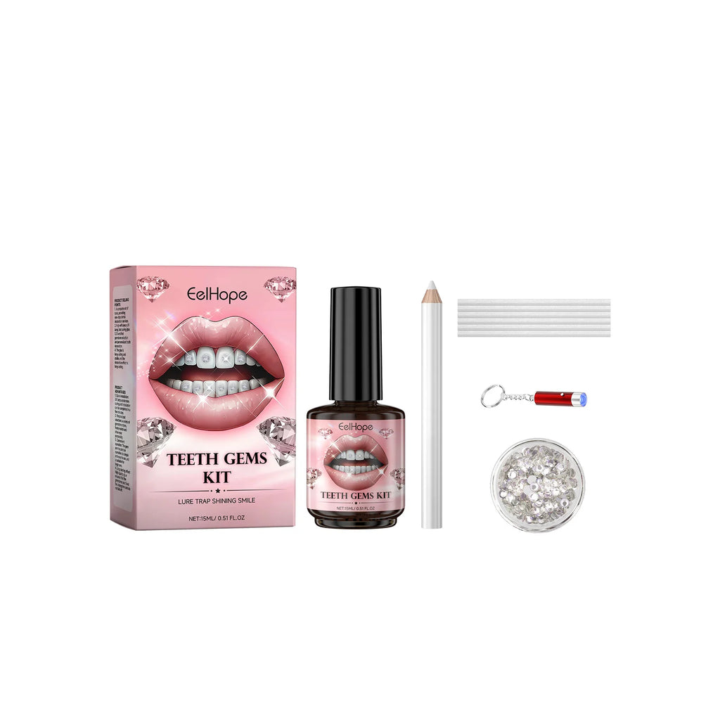 Tooth Gems DIY Kit – Gems, Stickers & Tools for Glam Smile