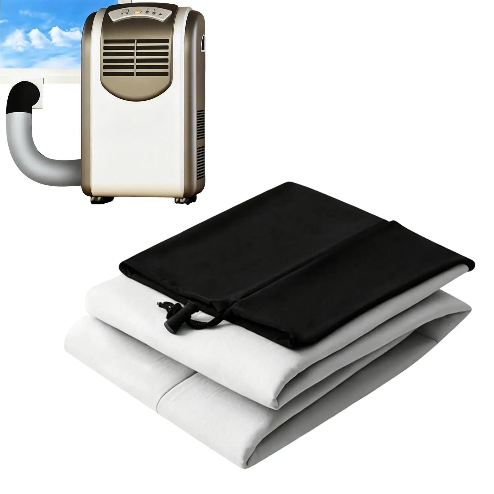 Pipe Hvac Insulated Wrap Portable Ac Hose Insulation Sleeve Ac Hose Cover Air Conditioner Exhaust Pipe Insulation Cover for Home Oasis Select