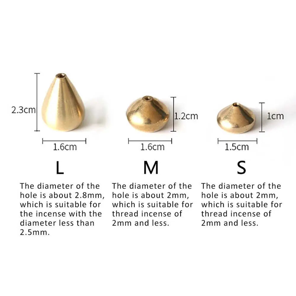 Brass Anti-oxidation Metal Craft Buddhism Incense Base Home Decoration Incense Stick Holder Sandalwood Coil Base Oasis Select