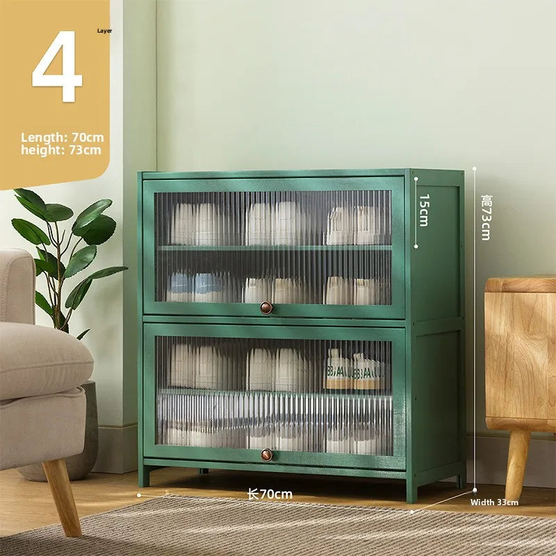 Shoe rack Multi-layer storage shelf Household simple door entry balcony Indoor large-capacity dust-proof shoe cabinet Oasis Select Five floors 70 long