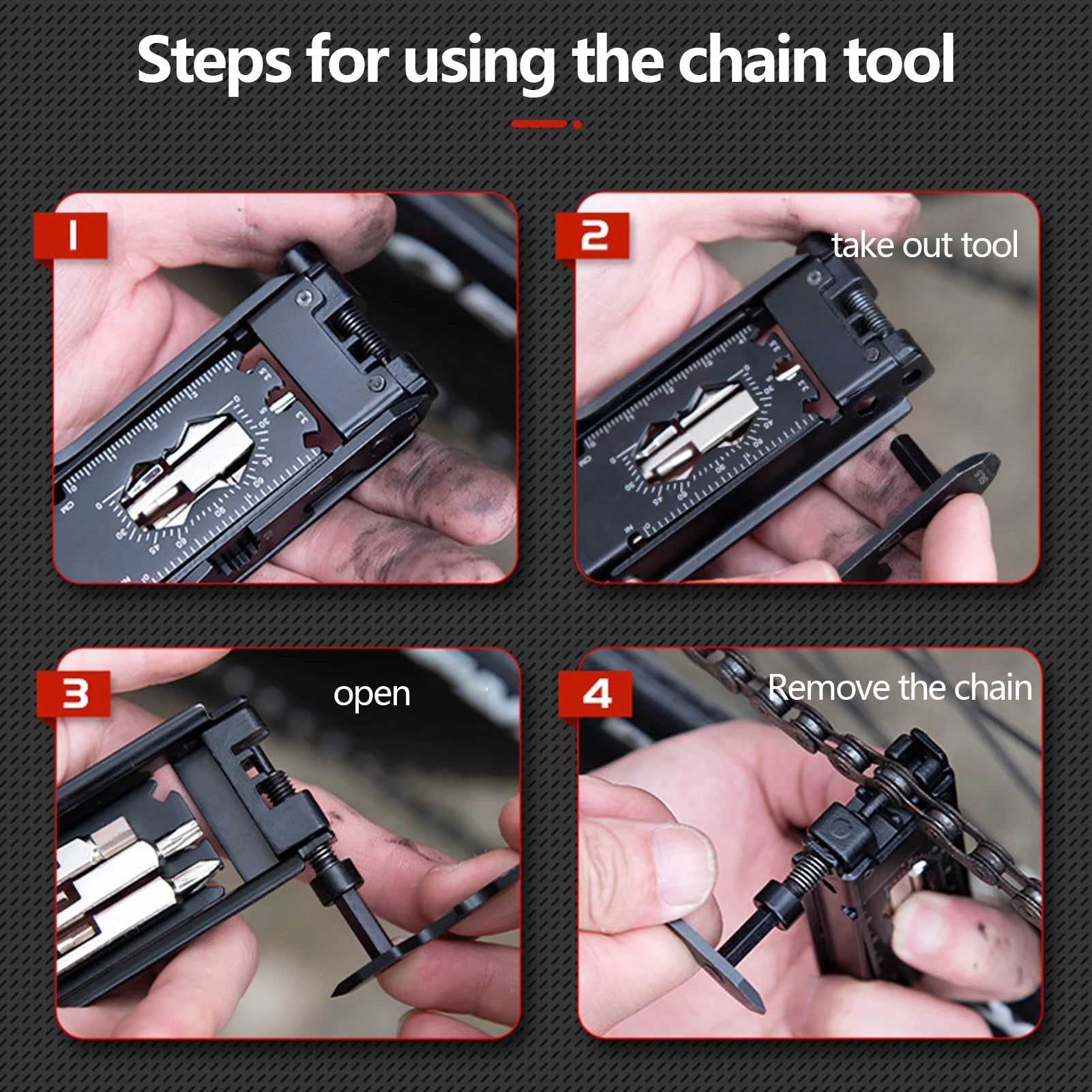 23 In 1 Bike Repair Tool Portable Bicycle Multi Tool Cycling Bike Tire Levers Hex Spoke Wrench Screwdriver Socket Hex Allen Key Oasis Select