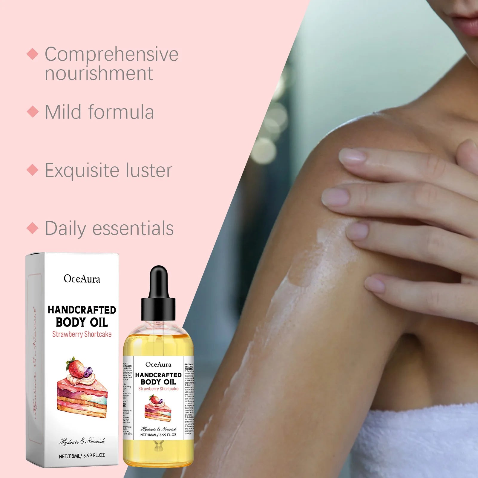 OceAura Body Juice Oil – Moisturizing & Brightening Body Oil Body Moisturizing Oil Oasis Select