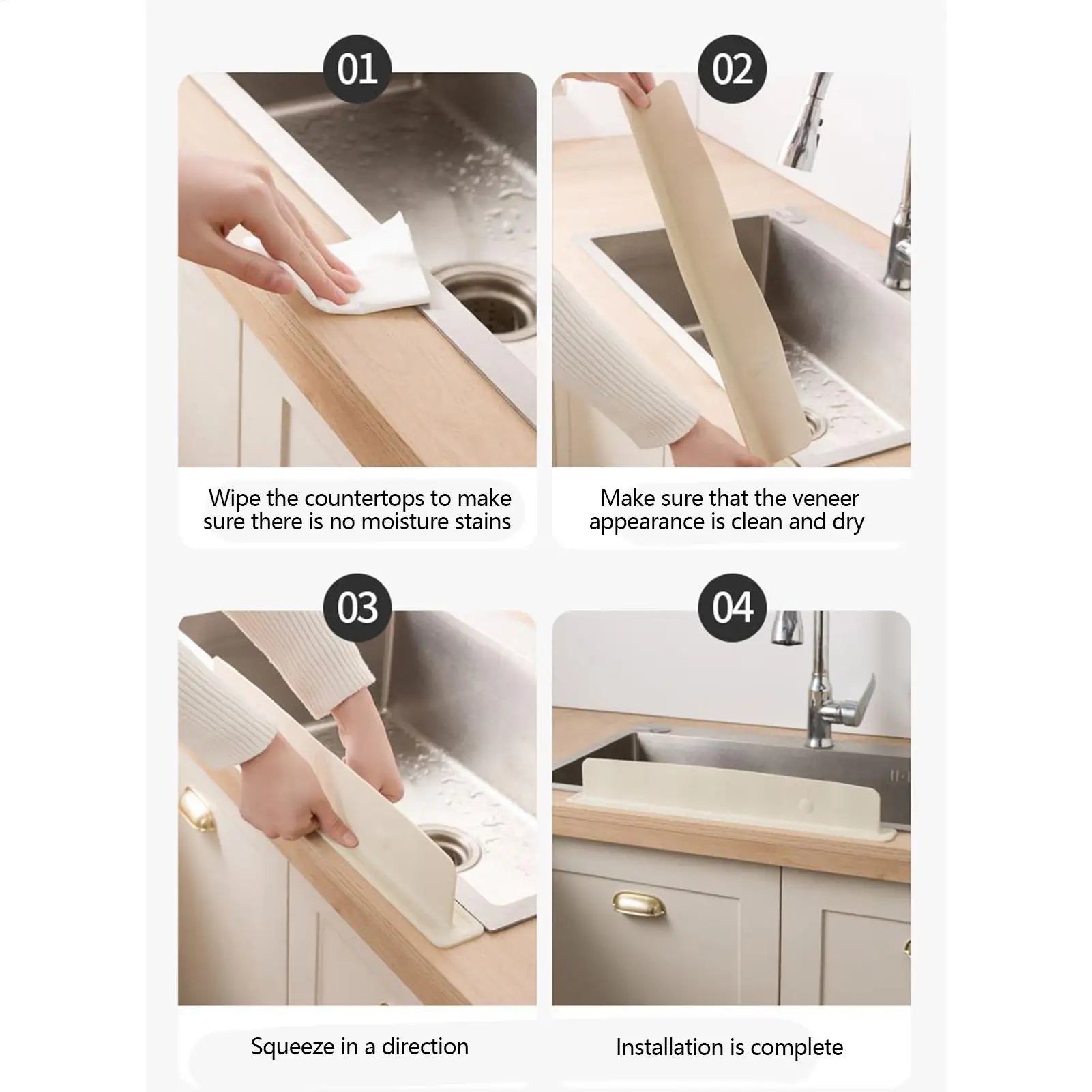 1PC/3PCS Silicone Sink Baffle Splash Guard Protect Cloth From Splashing Water Baffle Splash Protector For Washing Dishes tools Oasis Select