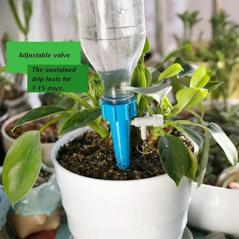 Automatic Drip Irrigation System Self Watering Adjustable for Flower Plants Greenhouse Garden Auto Water Dripper Device Oasis Select