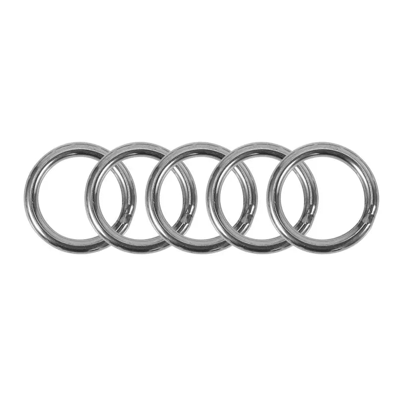 LIKE WISH X 30Mm Stainless Steel Strapping Welded Round O Rings 40 Pcs Oasis Select