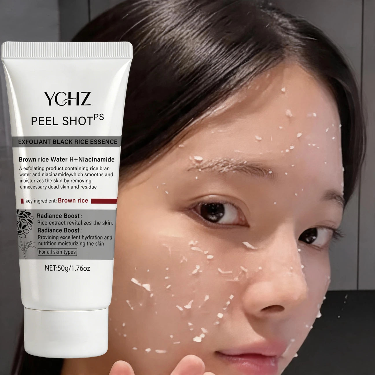 Brown Rice Exfoliating Gel – Smooth & Moisturize Skin | YCHZ Face Exfoliating Gel Oasis Select