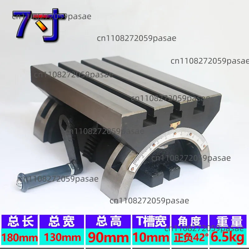 Milling Machine Drilling Machine Tilting Table 7/10 Inch Oasis Select 7 inches