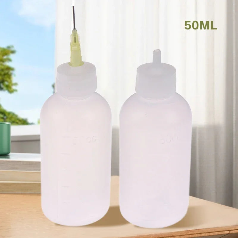 1pcs Multi-purpose 50ml Needle Dispenser Dispensering Bottle Rosin Solder Liquid Glue Bottle Oasis Select
