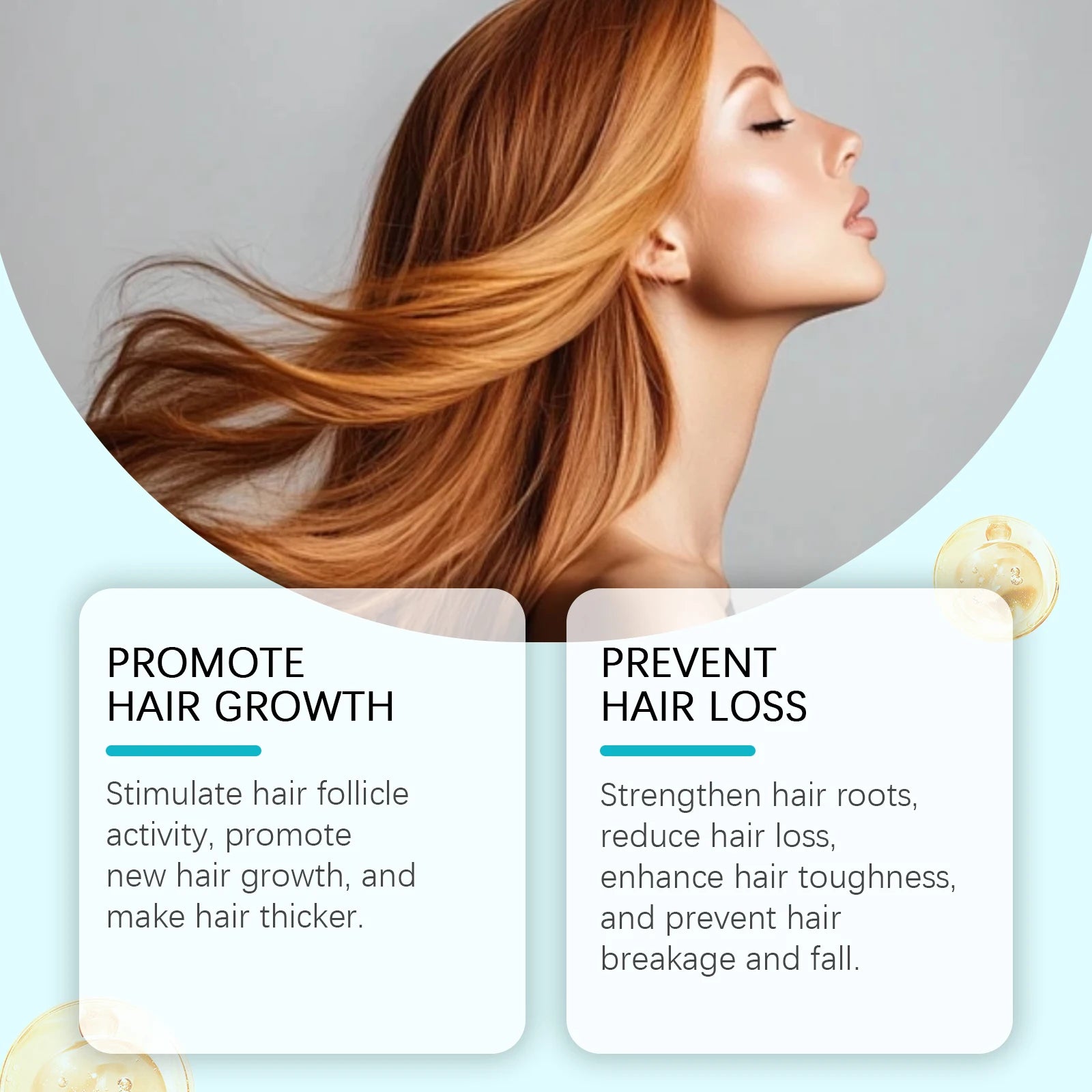 Anti-Hair Loss Breakage Nourishing Hair Serum Repairs Damaged Roots Follicles Moisturizes Scalp Smooth Silky Hair Care Essence Oasis Select
