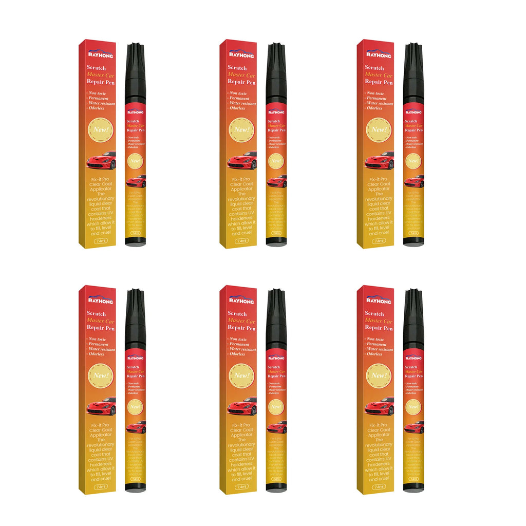 All Cars Magic Pen Car Scratches Removal Weatherproof Touch up Repair Covering Auto Paint Portable Fix Automotive Care Supplies Oasis Select 6pcs boxed