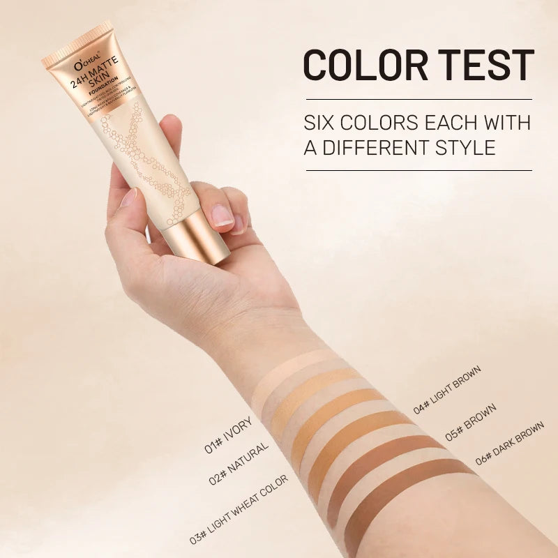 Waterproof Liquid Foundation – Natural Finish, Multi-Shade Liquid Foundation Oasis Select