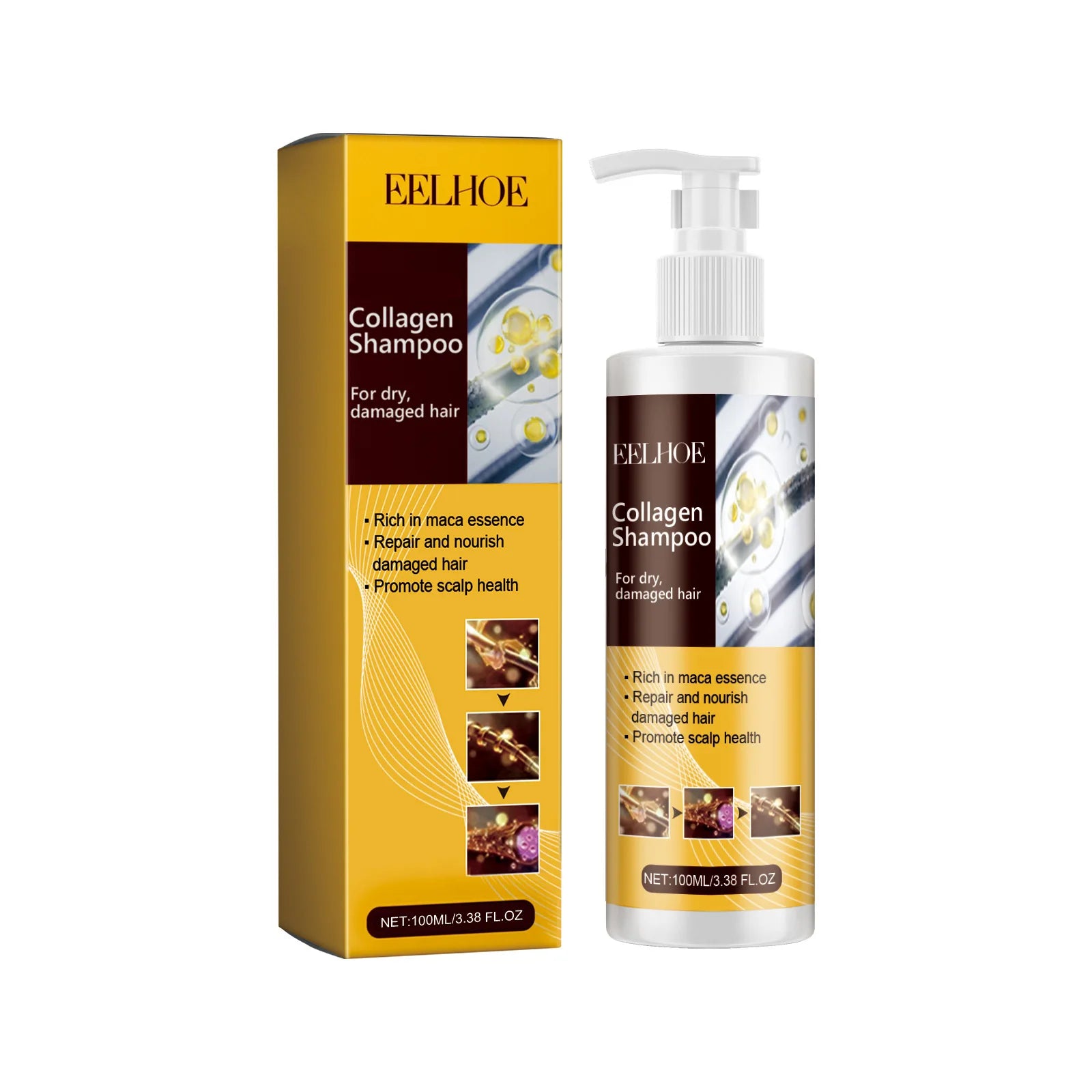 Eelhoe Collagen Keratin Hair Mask – Repair Frizz & Moisturize Keratin Hair Mask Oasis Select 100ml