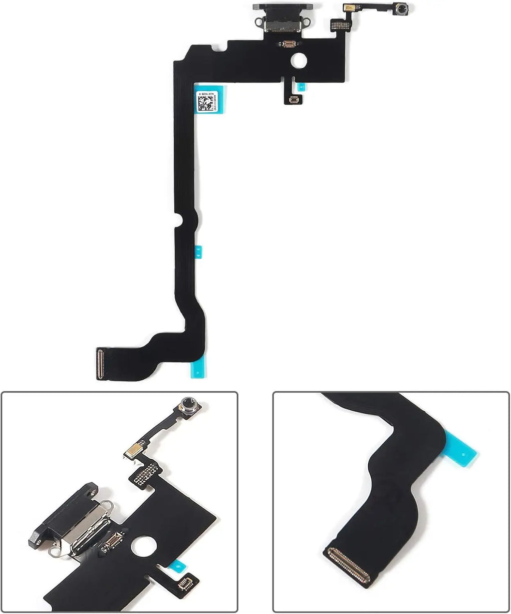 iPhone X XR XS Max Charging Port Dock Flex Cable & Mic Replacement