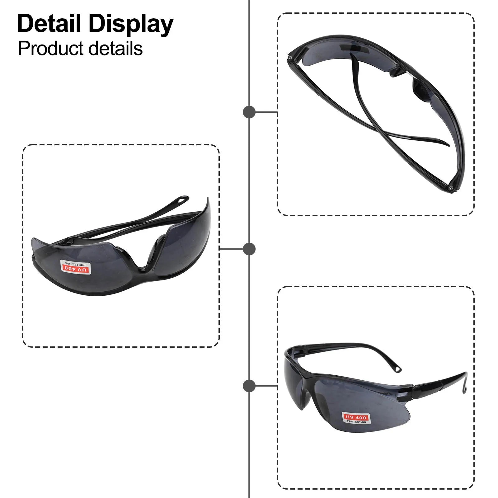 Sunglasses Safety Glasses Spectacles Lightproof Protective Glasses Dust Sand Eye Protective Sun Riding Windshield Resistant Oasis Select