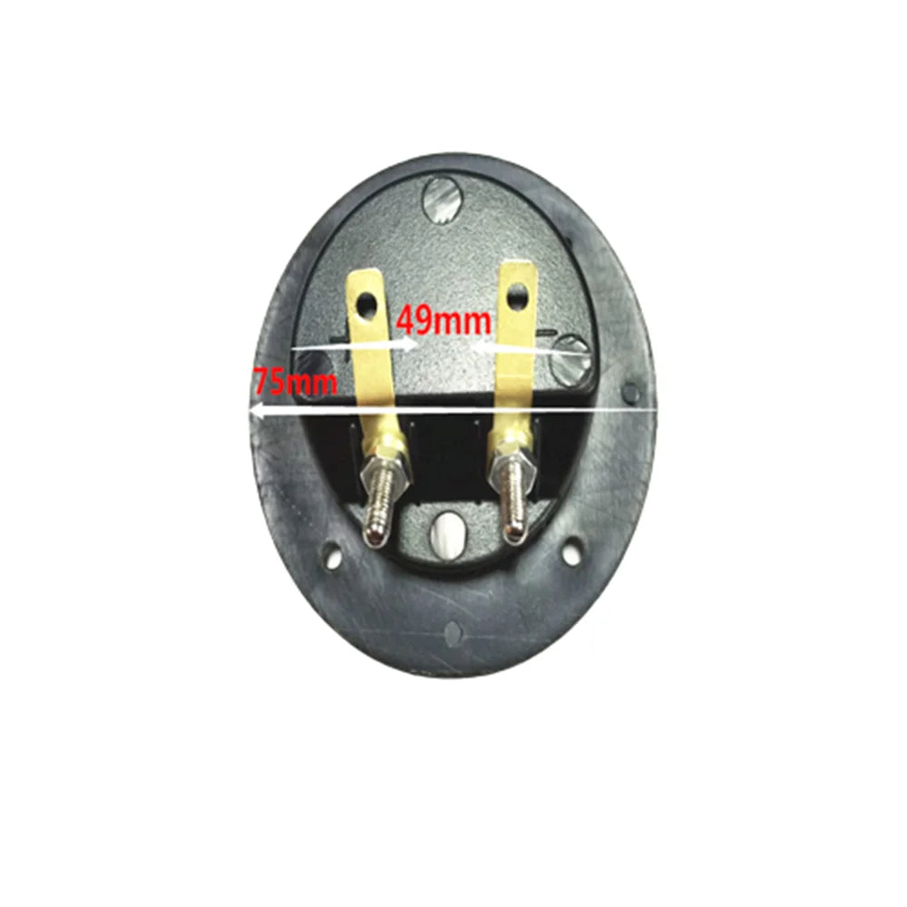 Professional Speaker Box Rear Back Panel Wiring Terminal Plug Round Boxes With 2 Banana Jack Subwoofer Speaker Terminal Oasis Select