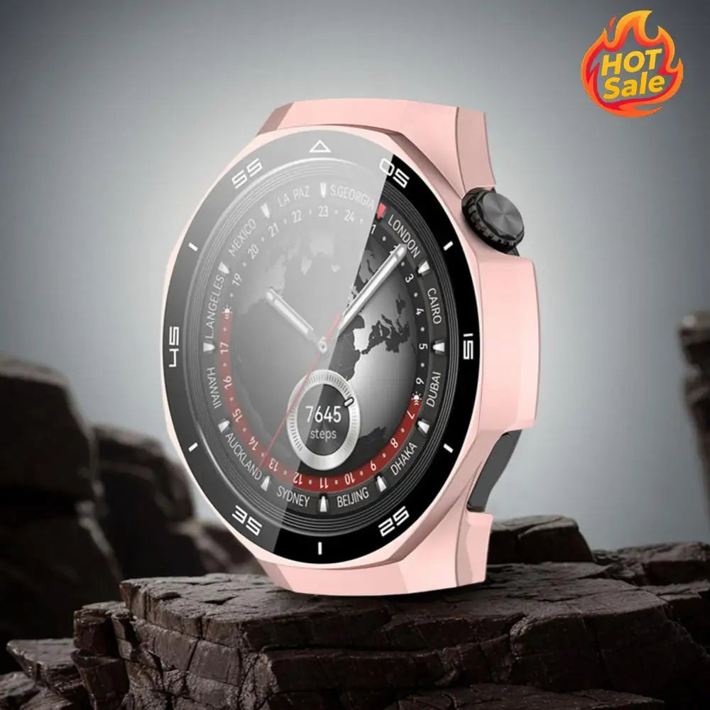 Case PC Case+Tempered Glass Screen Protective Case Shockproof Protective Hard PC Case for Huawei Watch GT 5 Pro 46mm Accessories Oasis Select