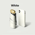 1Pc 55% Off Mini Sun Umbrella Pocket Rain Umbrella Vinyl Folding UV Ultraviolet Protection Sun Shade Pocket Parasol Capsule Oasis Select 1pc white