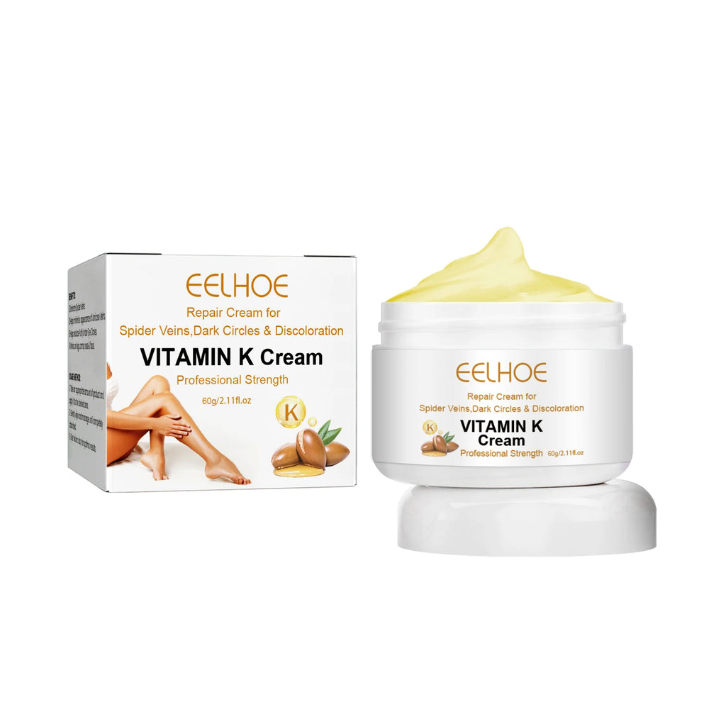 Vitamin K Cream Effective Varicose Vein Relief Cream Massage Care Relieve Leg Soreness Swelling Phlebitis Spider Pain Ointment Oasis Select 1Pcs
