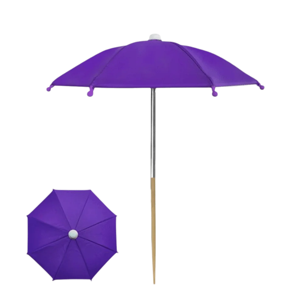 Detachable Plant Shade Umbrella UV Protection Weatherproof Plant Protecting Umbrella Decorative Garden Umbrella Shade Balcony Oasis Select Purple