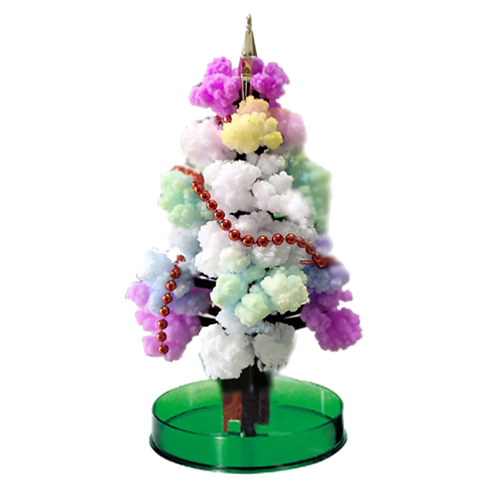 Magic Growing Christmas Tree Crystal Paper Christmas Decoration New Year Science Toy Artificial Home Decor Ornaments Wholes Oasis Select C