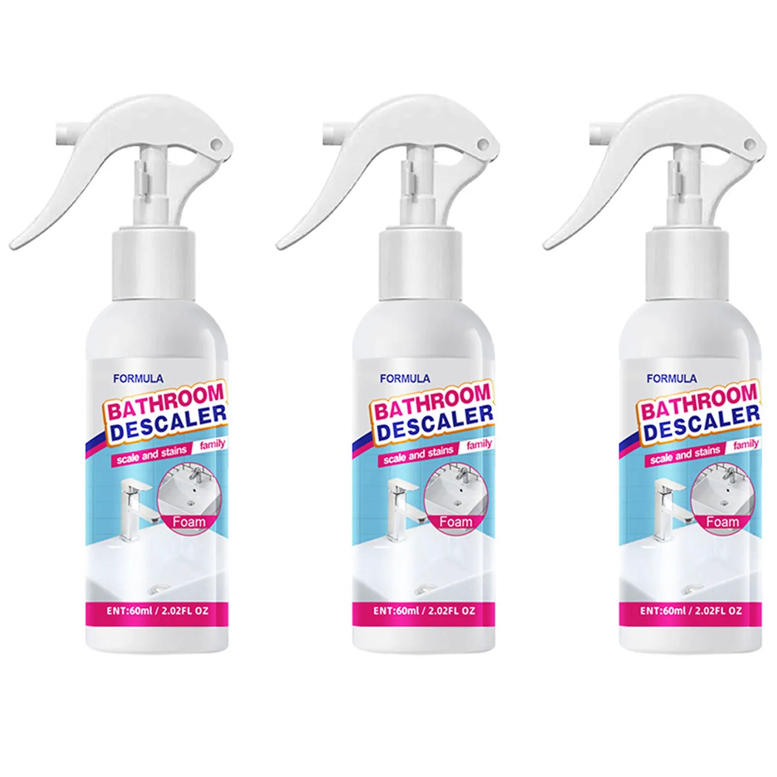 Anti-Limescale Foam Spray | Bathroom & Kitchen Descaler