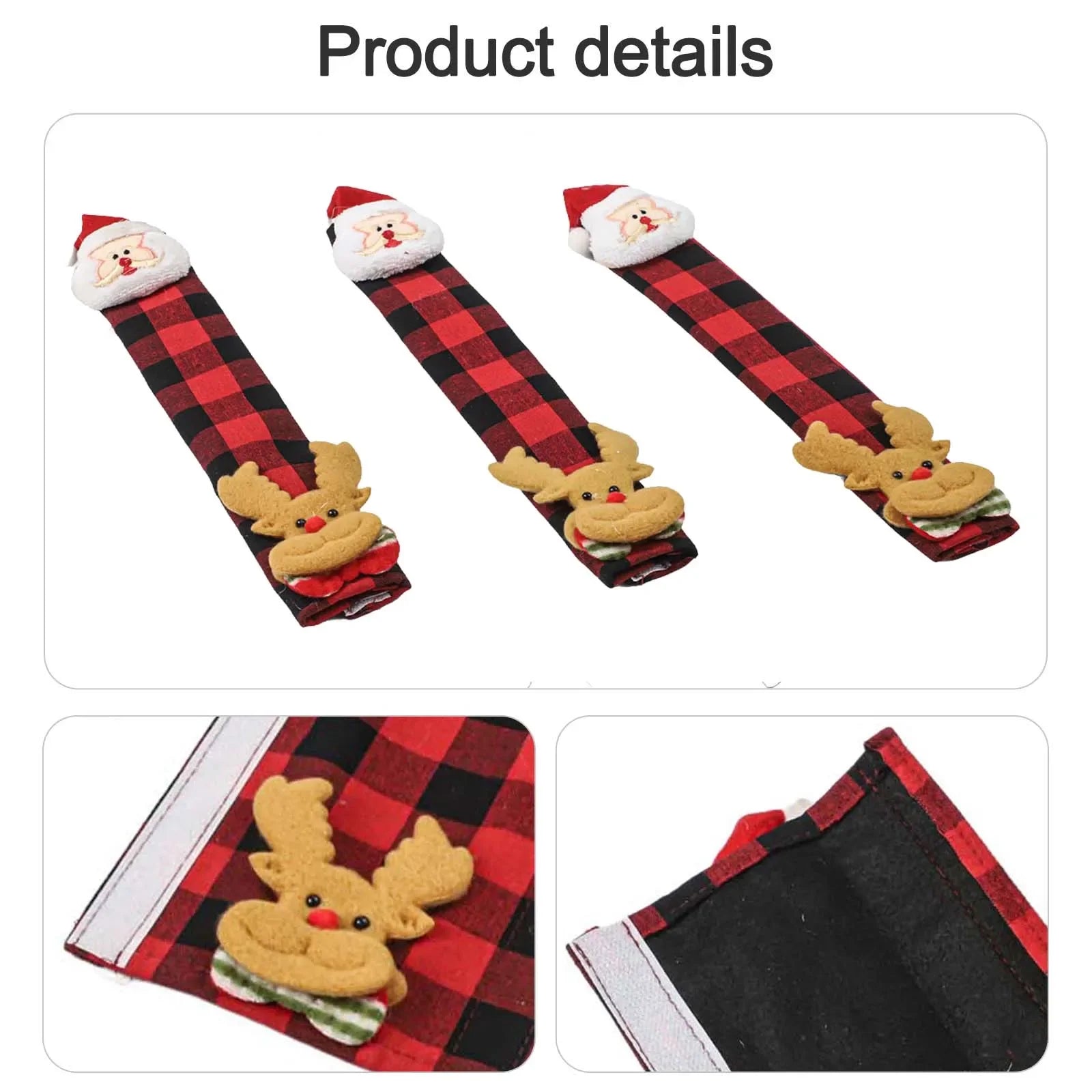 Protective Holiday Fridge Handle Covers in Non Woven Fabric Designed to Prevent Fingerprints and Enhance Kitchen Appearance Oasis Select