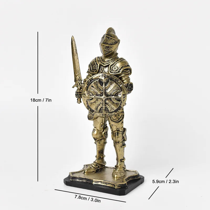Nordic Vintage Knight Decoration Creative Living Room Office Decoration Home TV Cabinet Decoration Oasis Select WS24102-J
