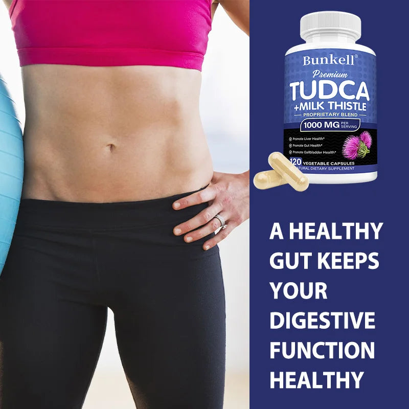 Liver Detox Capsules with Milk Thistle & TUDCA | Bunkell Liver Detox Supplement Oasis Select