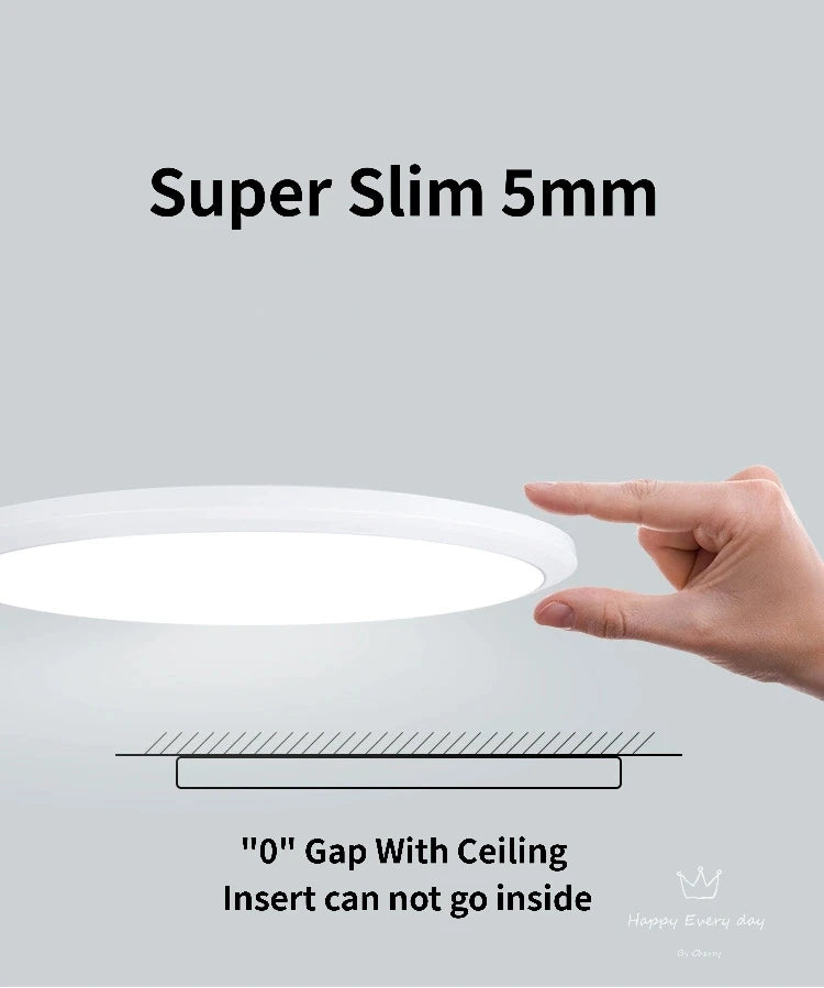 IP65 LED Emergency Ceiling Light Round 12W–48W | SHINEKNOT