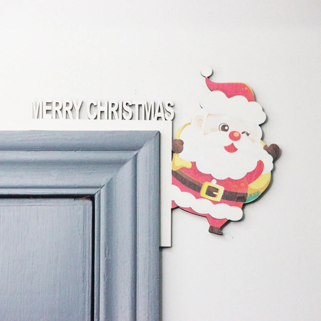 Door Decor Christmas Ornaments Decorations Christmas Door Decor DIY Christmas Deer Hanging Ornament Xmas Door Corner Ornament Oasis Select E China Mainland
