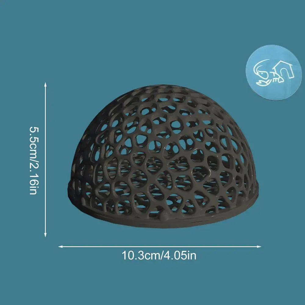 Aquarium shrimp house Cave Mini Porous Betta House Fish Hiding Spots Shrimp Shelter Shrimp breeding nest for Aquatic Decor Oasis Select Black
