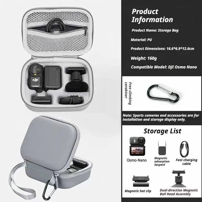 DJI Osmo Nano Accessories Kit – Case, Bag & Screen Protector