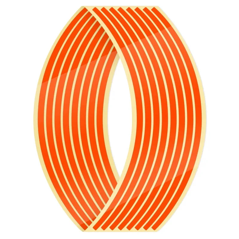 1-6set Wheel Sticker Reflective Rim Stripe Tape Bike Motorcycle Stickers For Honda For Kawasaki Z750 Z800 For YAMAHA MT07 MT09 Oasis Select