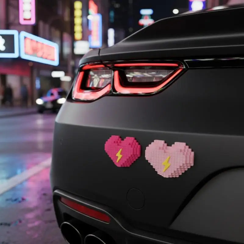1/2Pcs Love Shaped Anti-Collision Car Side Door Protection Sticker Self Adhesive Car Door Slam Stopper Body Decoration Oasis Select