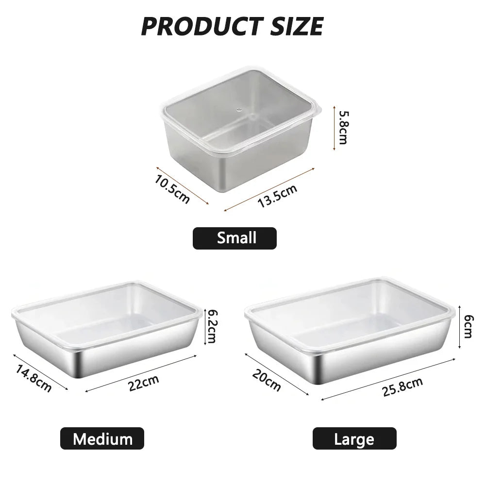 Stainless Steel Leakproof Bento Lunch Box with Lid | Aihogard